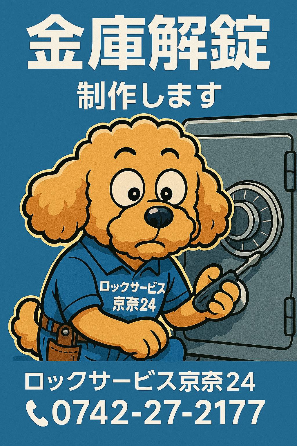奈良業務用金庫ダイヤル解錠