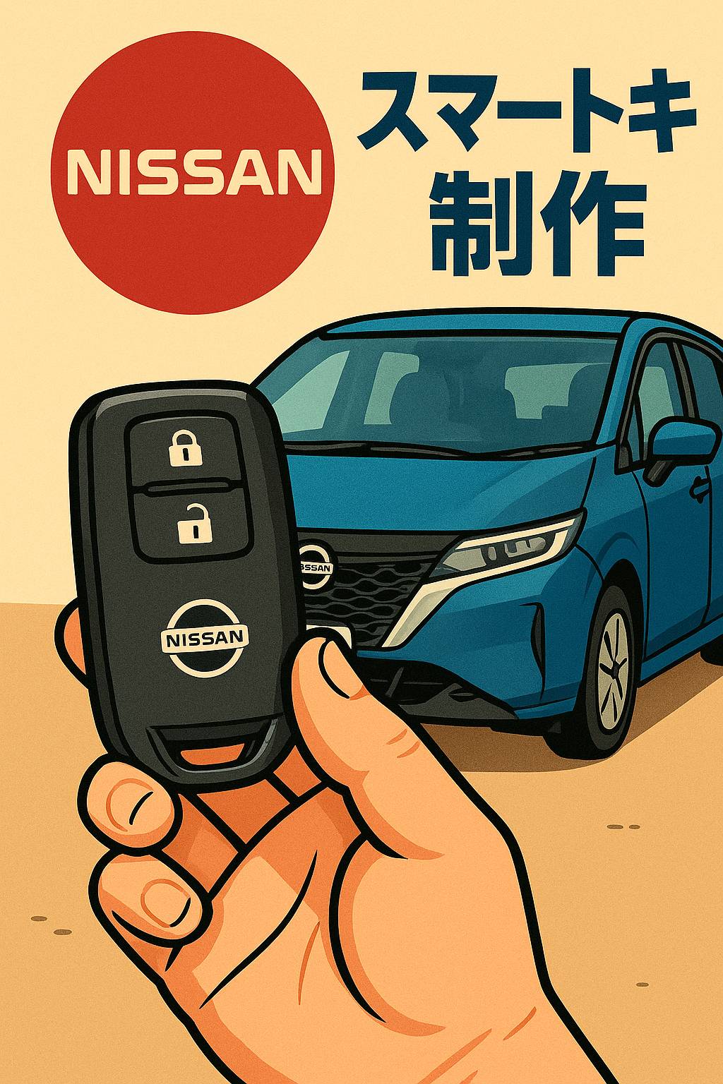 奈良日産スマートキー制作